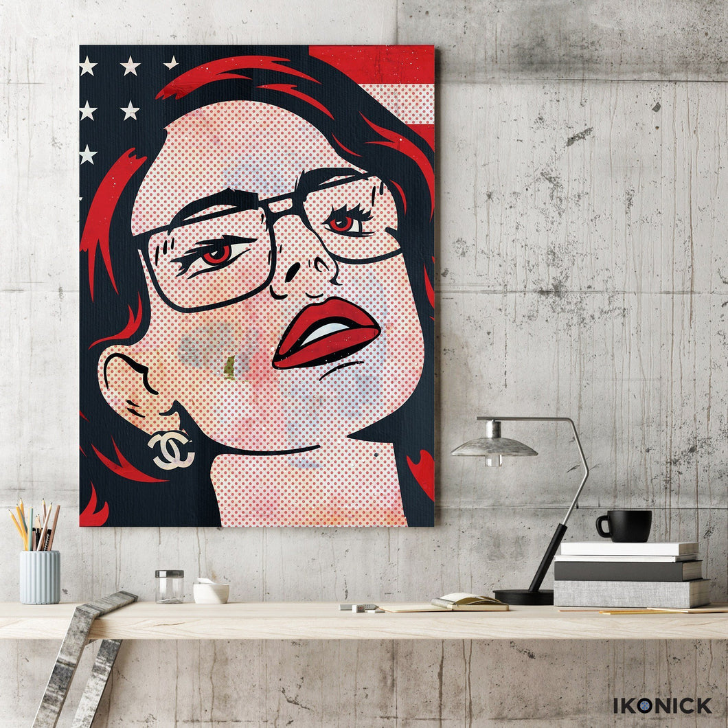 American Beauty Inspired Pop Art Wall Canvas