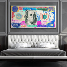 Load image into Gallery viewer, &quot;Almighty Dollar&quot; by IKONICK | Money Canvas Art
